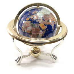 Глобус с камнями и компасом(150мм.)