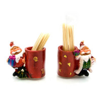 Santa Claus stand for toothpicks (8 pcs/pack)(5x5x3 cm)