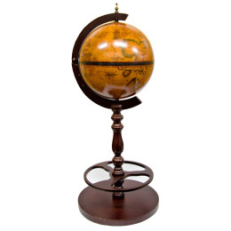 Глобус бар із тримачем пляшок (39.5х39.5х93 см)