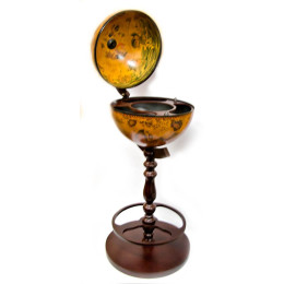 Глобус бар із тримачем пляшок (39.5х39.5х93 см)