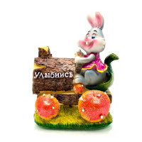 Кролик тракторист копилка (13х9,5х7 см)