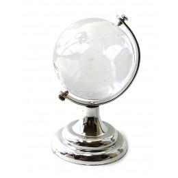 Глобус хрустальный белый (5)(8,5х5,5х5,5 см)