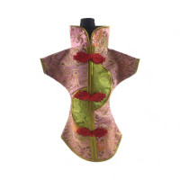 Bottle cover pink "Kimono" (28x25 cm)