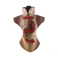 Bottle cover pink "Kimono" (28x25 cm)