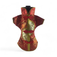 Bottle cover red "Kimono" (28x25 cm)
