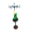 Stand for jewelry "Mannequin" green (27.5x9.5x9.5 cm)