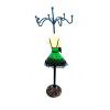 Stand for jewelry "Mannequin" green (27.5x9.5x9.5 cm)