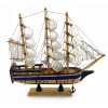 Model of a sailboat on a stand (24.5x24x6 cm)M