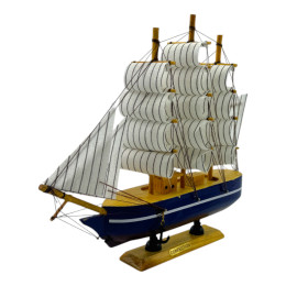 Model of a sailboat on a stand (24.5x24x6 cm)M