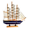 Model of a sailboat on a stand (24.5x24x6 cm)M