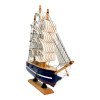 Model of a sailboat on a stand (24.5x24x6 cm)M