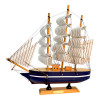 Model of a sailboat on a stand (24.5x24x6 cm)M