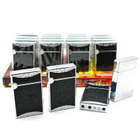 Turbo gas lighter with flashlight (20 pcs/pack)