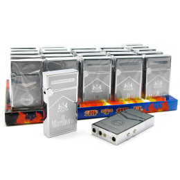 Зажигалка газовая с фонариком турбо 