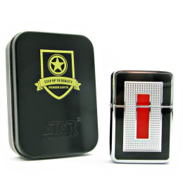Petrol lighter, bronze, gift box 24168
