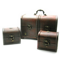 Chests set of 3 pcs. (22.5x15x13.5 cm 10x8.5x8.5 cm)