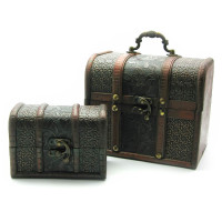 Chests set 2 pcs. (17.8x15x13 cm 12.5x9x7.5 cm)