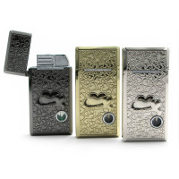 Зажигалка газовая турбо с подсветкой (20 шт/уп)