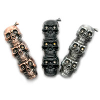 Зажигалка газовая с подсветкой "Черепа" (16 шт/уп)