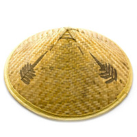 Bamboo hat (d-43,h-14 cm)