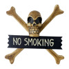 Череп с костями "No Smoking" (30х9х30 см)
