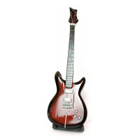 Guitar on a stand (25.5x8.5x1 cm)