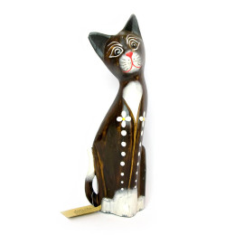 Кіт дерев'яний, що сидить (10,5х5х30 смс)