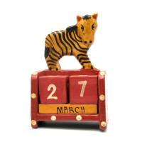 Calendar "Zebra" (12x8.2x4.5 cm)