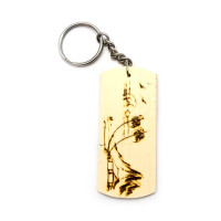 Bamboo keychain (I) (24 pcs/pack)