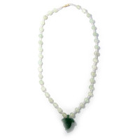 Намисто з кулоном нефритове (20 см)