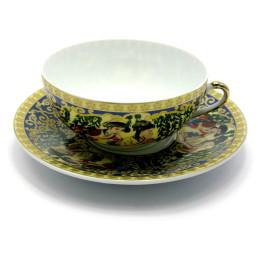 Чашка + блюдце фарфор (150мл) (SBS86-5) 