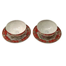 Porcelain set (150 ml) (2SBS1001-1) 2 cups + 2 saucers 