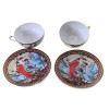 Porcelain set (150 ml)(2SBS102) 2 cups +2 saucers 