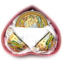 Porcelain set (2JBS29-4) 2 cups +2 saucers 