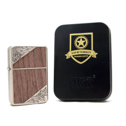 Petrol lighter, bronze, gift box 24444