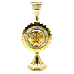 Свічник бронзовий з перламутром "Сонце" (14,5 х9х5, 7 см)