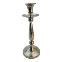 Bronze candlestick "Silver" (24.5x9.5x9.5 cm)