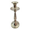Markdown Bronze candlestick "Silver" (24.5x9.5x9.5 cm)