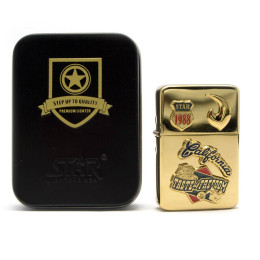 Lighter gasoline, bronze, in gift box I