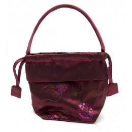 Handbag with embroidery (27x14x19 cm)