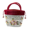 Handbag with embroidery (26x26x11cm)