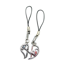 Брелоки для закоханих (B) "Замок та ключ" (20 шт/уп)