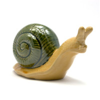 Ceramic snail (7.5x12.5x6.5 cm)(4 pcs/pack)(8A222-2)