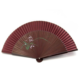 Веер бамбук с шелком (21 см)AF