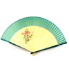 Bamboo fan with silk (21 cm)