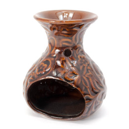 Аромалампа "Ваза" коричнева (10х7х8 см)