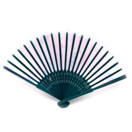 Веер шелк+бамбук (20,5 см)