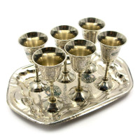 Чарки бронзові кольорові (н-р 6 шт / 30мл.) (Cordial Set CDC)