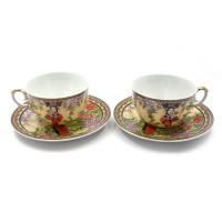 Porcelain set (2JBS126) 2 cups + 2 saucers 