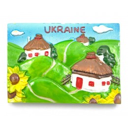 Магнит "Украина" (7х5х1,5 см)(W1002)